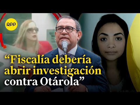 Sobre contratos de amigas de Otárola: Fiscalía debe abrir investigación preliminar cuanto antes