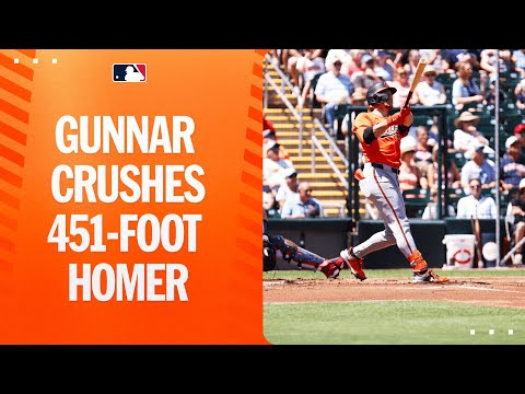 Gunnar Henderson hits one OUT OF SIGHT!