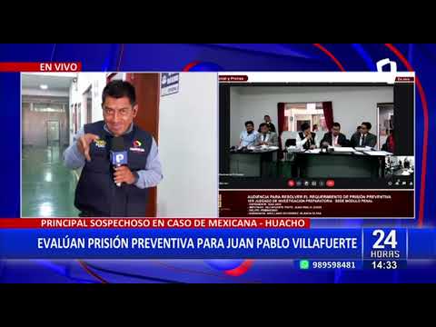Caso Blanca Arellano: Evalúan prisión preventiva para Juan Pablo Villafuerte (2/2)