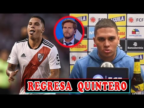 ASI REACCIONA LA PRENSA ARGENTINA AL REGRESO DE JUAN FERNANDO QUINTERO A RIVER PLATE