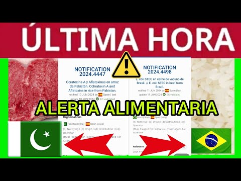 #ÚLTIMAHORA -? ALERTA ALIMENTARIA