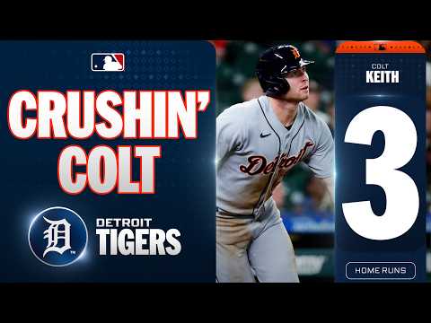 K3ITH! 3⃣ Colt Keith has a THREE HOME RUN GAME for the 디트로이트 타이거스!  | MLB 하이라이트