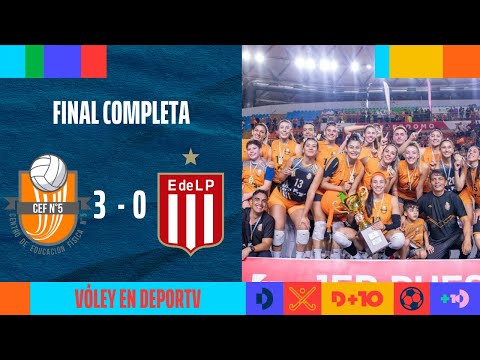 CEF 5 La Rioja 3-0 Estudiantes LP - LA FINAL - Partido completo - Liga Argentina Femenina Vóley 2024