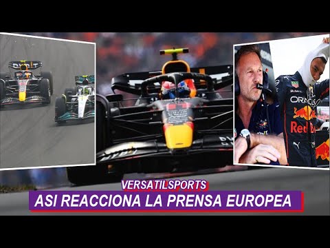 ASI REACCIONA PRENSA EUROPEA a CARRERA de CHECO PEREZ GRAN PREMIO FORMULA 1 PAISES BAJOS