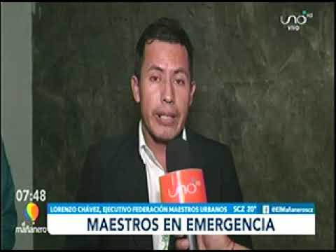 16032022 LORENZO CHAVEZ MAESTROS EN EMERGENCIA RED UNITEL