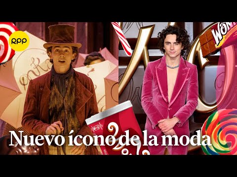Timothée Chalamet, el protagonista de 'Wonka', es el nuevo ícono de la moda #MuchaModa