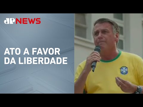 Manifestantes deixam Avenida Paulista após discurso de Bolsonaro