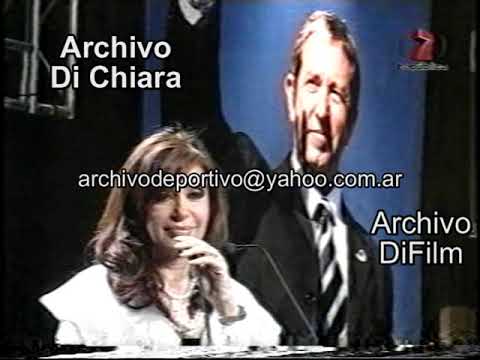 Discurso Cristina Kirchner en cena del Frente para la Victoria 2007 V-02577 DiFilm