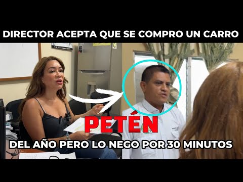 EVELYN MORATAYA DESTAPA CORRUPCIÓN DEL DIRECTOR DEL ÁREA DE SALUD DE PETÉN, GUATEMALA