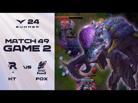 박치기 전령 | KT vs. FOX 게임2 하이라이트 | 07.21 | 2024 LCK 서머 스플릿