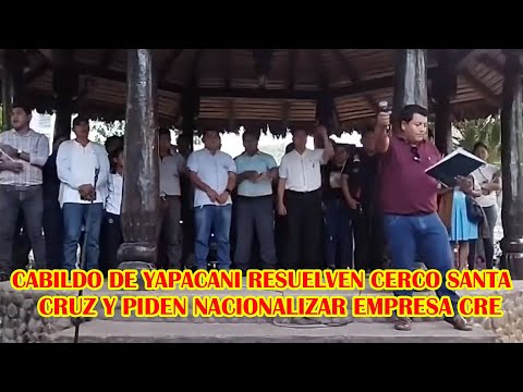 CABILDO DE MUNICIPIO DE YAPACANI RESUELVEN PEDIR RENUNCIA DEL GOBERNADOR FERNANDO CAMACHO..