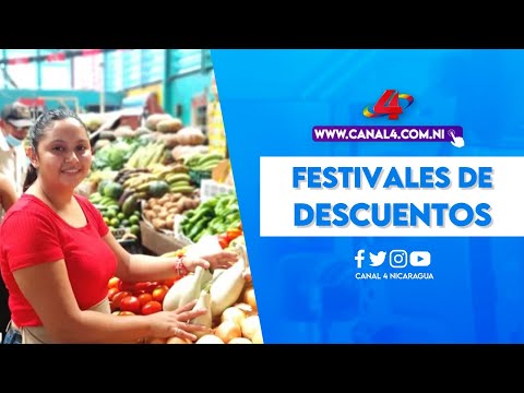 Impulsan festivales de descuentos para dinamizar la economía en los mercados de Managua