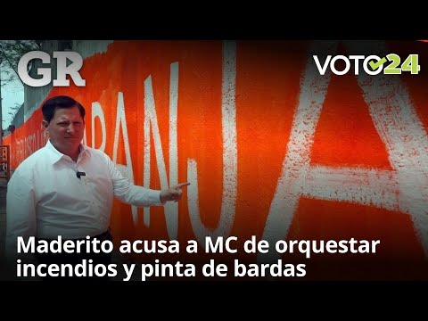Acusa 'Maderito' a MC de pinta de barda e incendio | Monterrey
