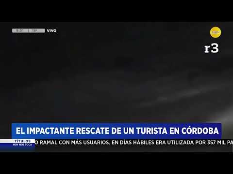 El impactante rescate de un turista en Córdoba ? HNT con Hugo Macchiavelli ? 08-01-24