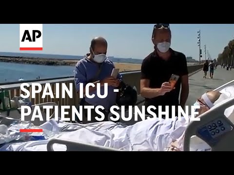 Spain ICU allows virus patients out for sunshine