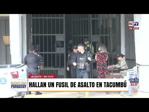 Encuentran un fusil de asalto en Tacumbú