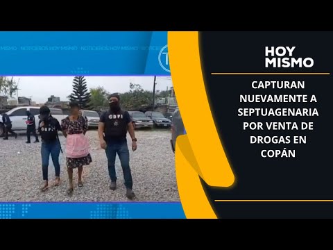 Capturan nuevamente a septuagenaria por venta de drogas en Copán