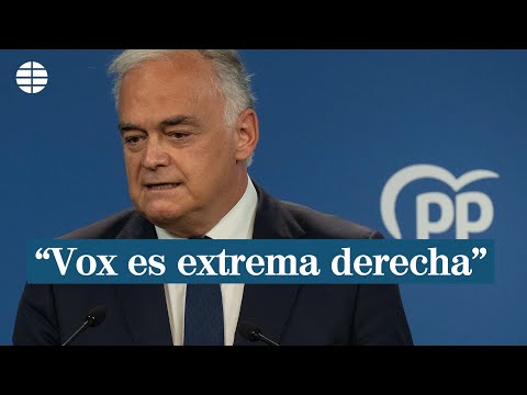 González Pons: Vox no es el PP, es un partido de extrema derecha