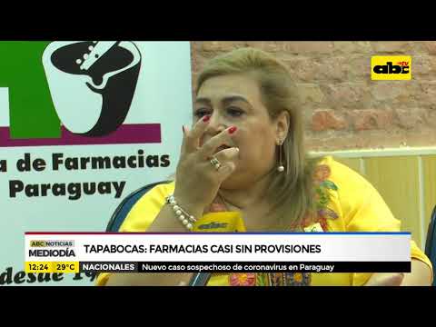 Tapabocas: Farmacias casi sin stock