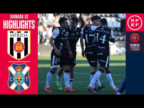 하이라이트 프리메라페데라시온 | 메리다 1 - 1 테네리페 | 라운드 32 | 2025-26시즌