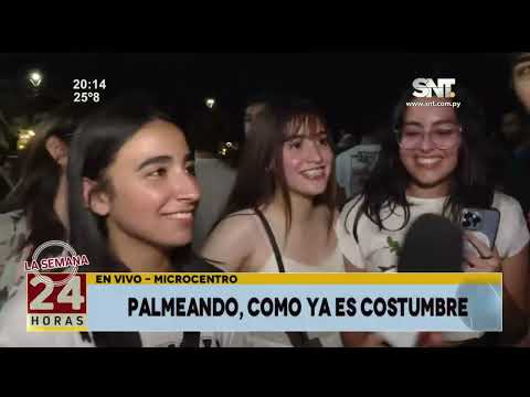 Palmeando, como ya es costumbre.