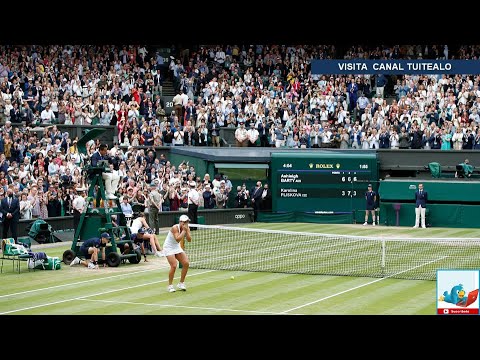 Ash Barty derrota a Karolina Pliskova en la final de Wimbledon Tom Cruise aparece en el torneo