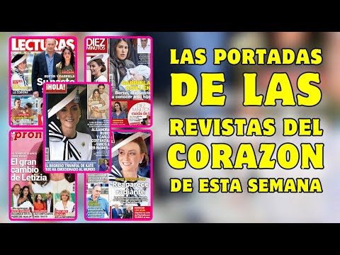 Las PORTADAS de las REVISTAS DEL CORAZON de esta SEMANA con Alejandra Rubio EMBARAZADA