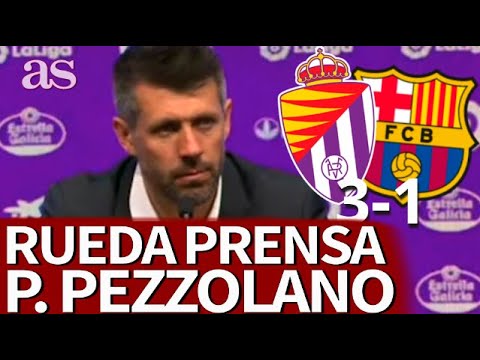 PEZZOLANO, Rueda de prensa: LARIN, PLATA, BARÇA... | VALLADOLID 3 - FC BARCELONA 1 | AS