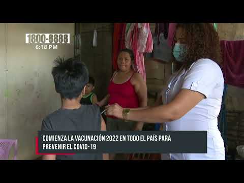MINSA inició el nuevo esquema 2022 de vacunación contra el COVID en Nicaragua