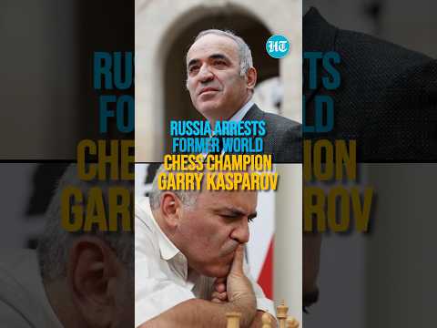 Russia Arrests Former World Chess Champion Garry Kasparov | #GarryKasparov #Arrest #Russia #Putin