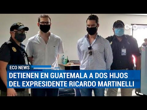 Capturan a dos hijos del expresidente Martinelli en Aeropuerto La Aurora de Guatemala | ECO News