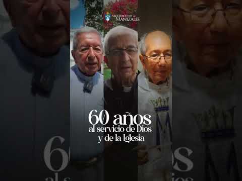 Testimonio 60 años de sacerdocio Padre Efraín Castaño, Padre Néstor Cañas y Padre Gustavo Gil.