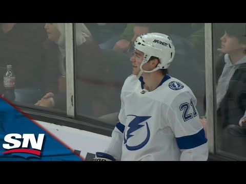 Nikita Kucherov Dekes Through Defence To Set Up Brayden Points Second Goal Of Game