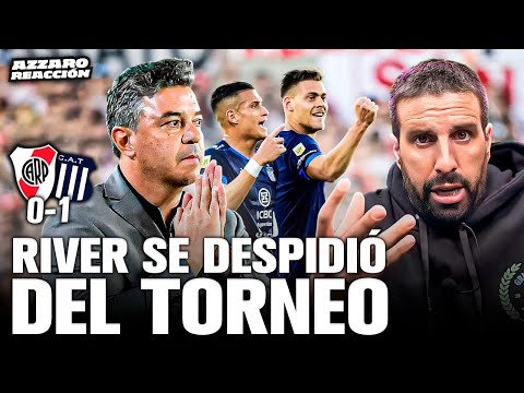 PERDIÓ RIVER: TALLERES LE GANÓ 1-0 EN EL MONUMENTAL // AZZARO REACCIÓN Y ANÁLISIS