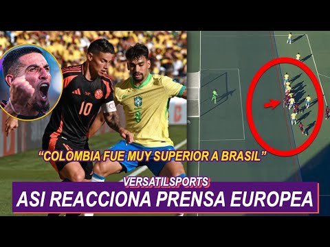 ASI REACCIONA PRENSA EUROPEA a EMPATE de COLOMBIA vs BRASIL COPA AMERICA 2024