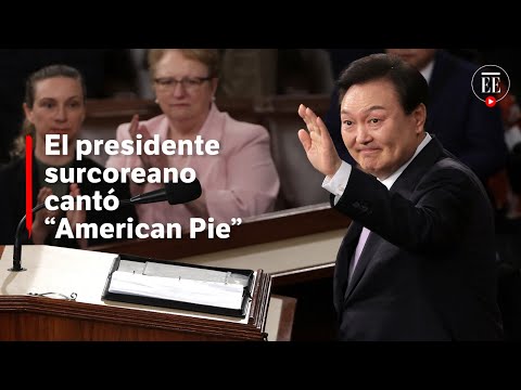 Cantando “American Pie”, el presidente surcoreano, Yoon Suk-yeol, sorprendió a Biden | El Espectador