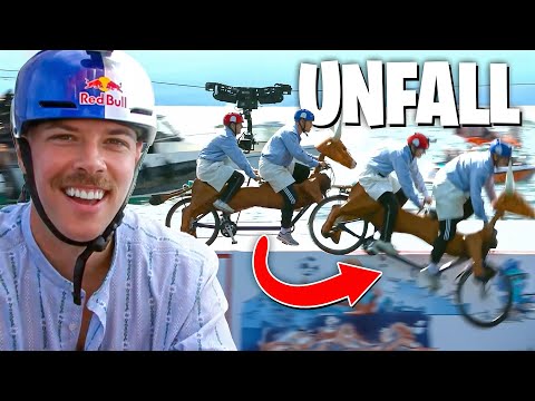 I participated in the DUMBEST bike race (I fell)