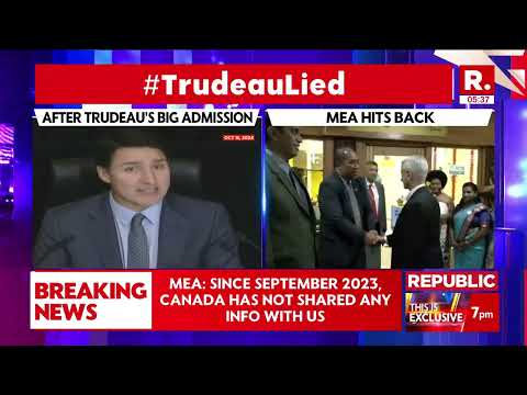 After Trudeau's Big Admission, Ministry Of External Affairs Hits Back