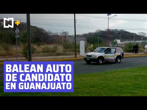 Balean camioneta de Juan Guzmán, candidato del PRI-PRD a diputado local en Guanajuato