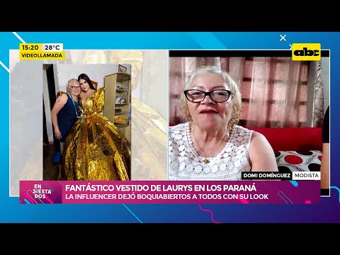 El fantástico vestido de Laurys Diva en los Premios Paraná