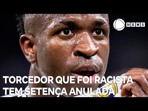 Torcedor que foi racista com Vini Jr. tem sentença anulada