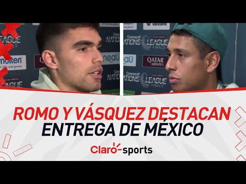 Luis Romo y Johan Va?squez destacan la entrega de Me?xico ante Estados Unidos en la final de la Nati