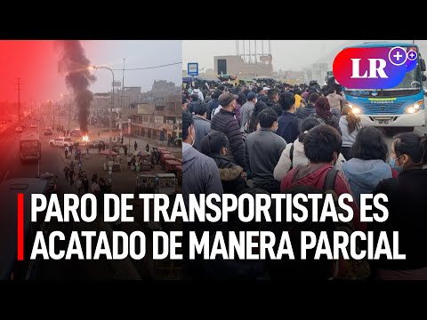 Paro de transportistas de hoy 4 de julio es acatado de manera parcial en Lima Metropolitana | #LR