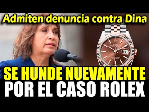 Caso Rolex: Admiten denuncia constitucional contra la presidenta Dina Boluarte