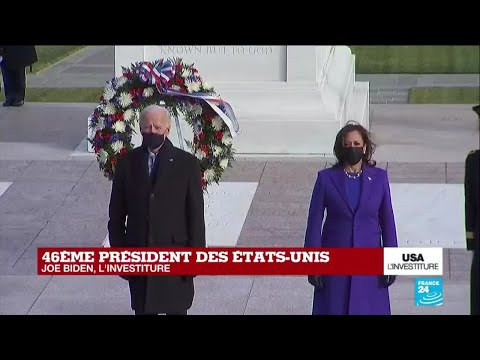 Investiture de Joe Biden : cérémonie au cimetière national d'Arlington en présence d'ex-présidents