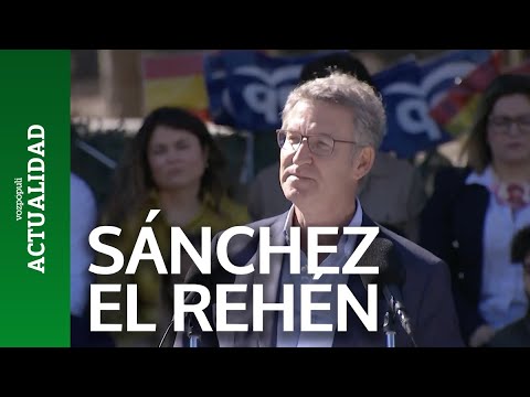 Feijóo: Nadie en Europa es tan rehén como Sánchez