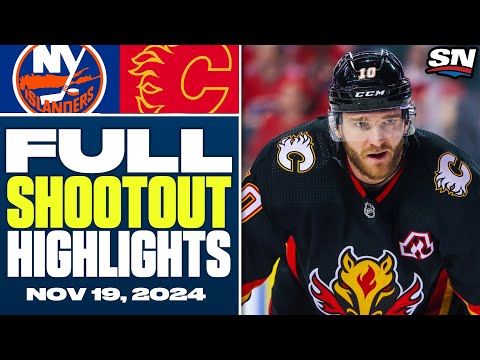 New York Islanders at Calgary Flames | FULL Shootout Highlights - November 19, 2024