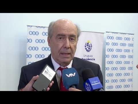 Declaraciones del presidente del Banco de Seguros del Estado (BSE), José Amorín Batlle