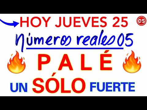 Los PALÉ y SÚPER que MÁS SALEN HOY JUEVES 25/07/2024/ Números para hoy jueves 25/07/2024/PALÉ de HOY