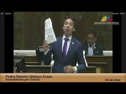 Asambleísta Pedro Velasco - Sesión 919 - #JuicioPolítico